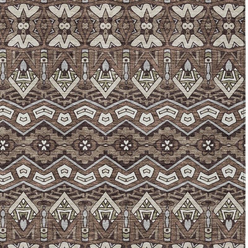 HomeRoots Moroccan Transitional Rectangle Outdoor Rug