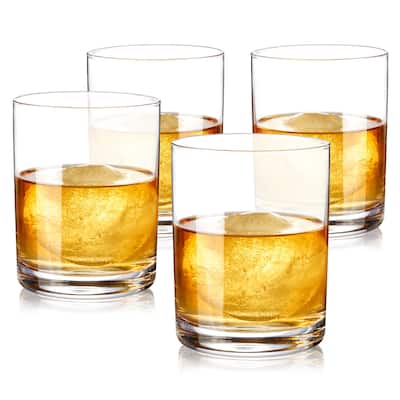 Rocks Tumbler Glasses For Old Fashioned, Set of 4