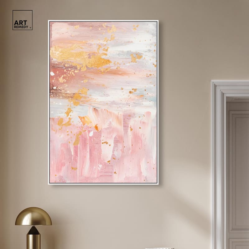Rose Quartz Canvas by Art Remedy