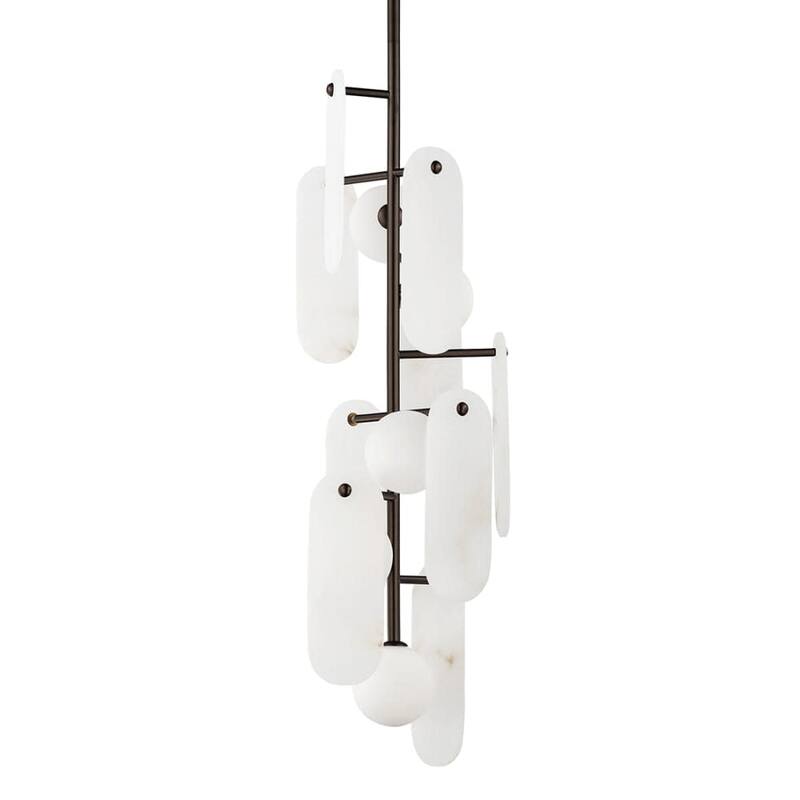 Studio M SM24827WA Megalith 5 Light 13" Wide LED Abstract Pendant - Brushed Bronze