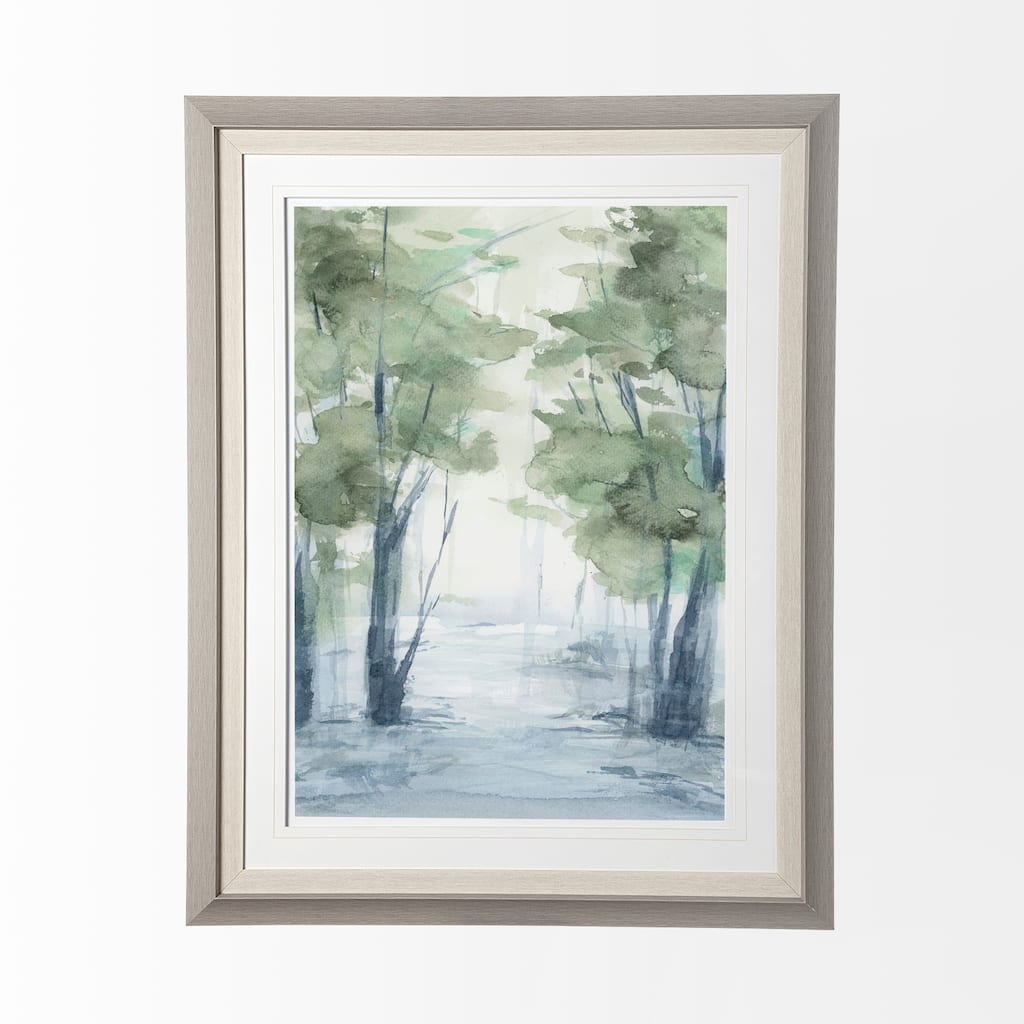 Forest Dew II Framed Art Print