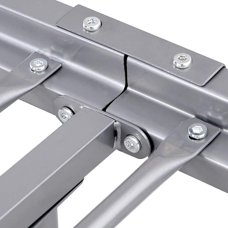 Costway 83''x42''x35'' Metal Bed Platform Frame Twin Size Home