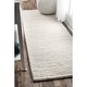 preview thumbnail 27 of 40, Brooklyn Rug Co Handmade Braided Wool Area Rug 2'6" x 8' - Ivory