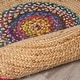 preview thumbnail 11 of 9, Sevita Hand-woven Jute/ Cotton Multi-colored Area Rug