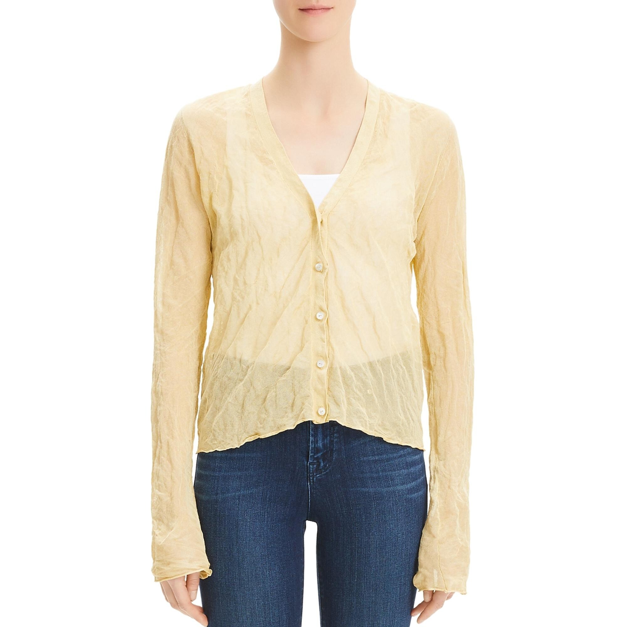 tan coloured cardigan