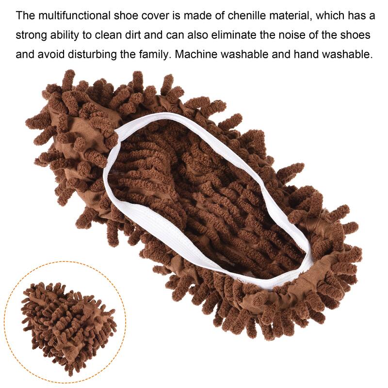 Washable Cleaning Shoes Cover Multifunction Chenille Duster
