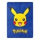 preview thumbnail 3 of 2, Pokemon Burst Pika Raschel Throw Blanket