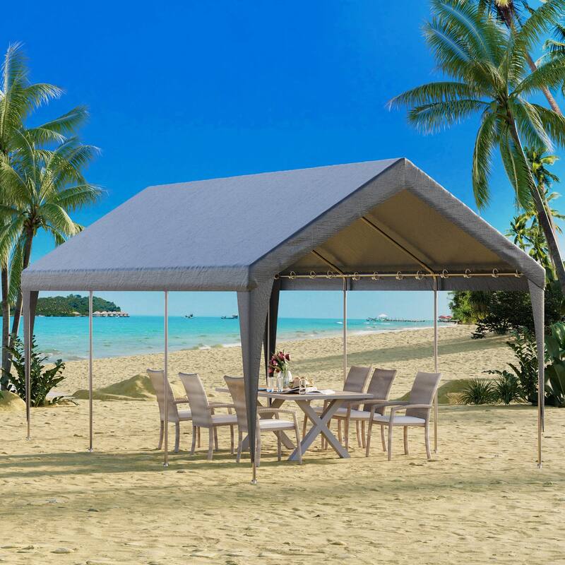Heavy-Duty Carport Replacement Canopy, Rainproof & UV-Resistant, Canopy Only (Frame Not Included), Ideal for Cars