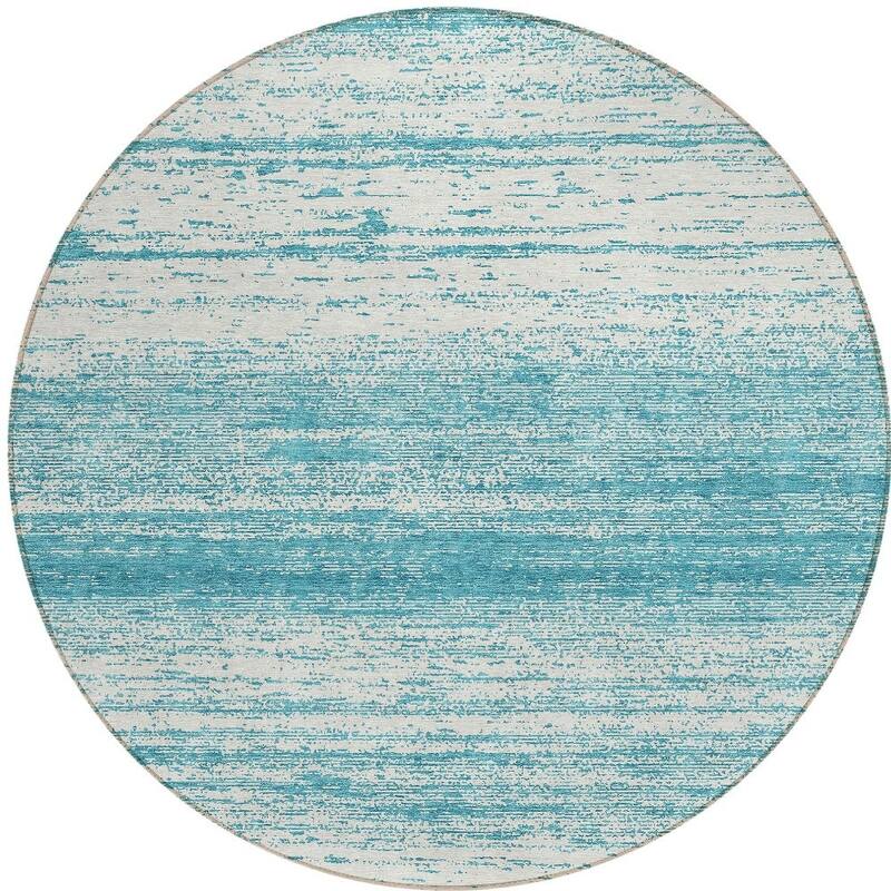 HomeRoots Striped Transitional Rectangle Outdoor Rug