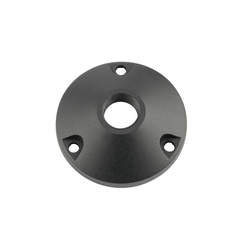 Kichler Lighting 3" Round Mounting Base in Black Brass, Landscape Lighting, (1" x 3"),15493BKB - 1