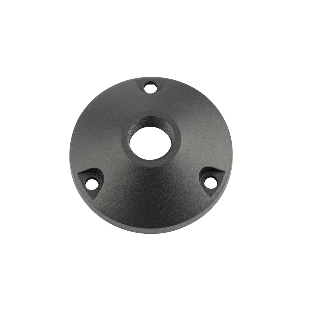 Kichler Lighting 3" Round Mounting Base in Black Brass, Landscape Lighting, (1" x 3"),15493BKB - 1