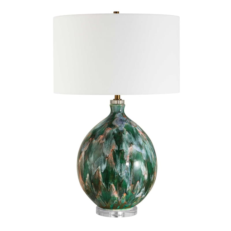 Uttermost Mihaela Drip Glaze Table Lamp - N/A