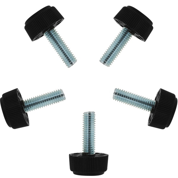 M8 x 25 x 23mm Furniture Glide Leveling Feet Prevent Scratch Adjustable Leveler Floor Protector for Chair Cabinet Leg 5pcs