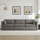 preview thumbnail 151 of 179, Mia Oversized Modular Sectional Fabric Sofa