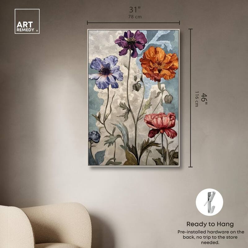 Hued Blossom III Canvas by Art Remedy