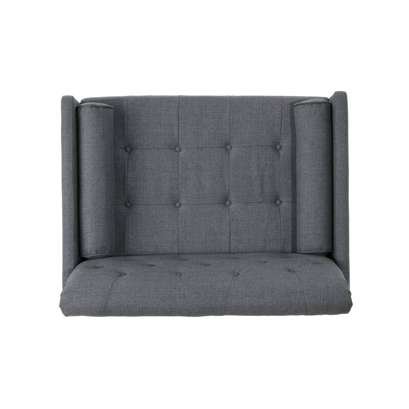 Merax Fabric Mid-Century Modern Club Chair