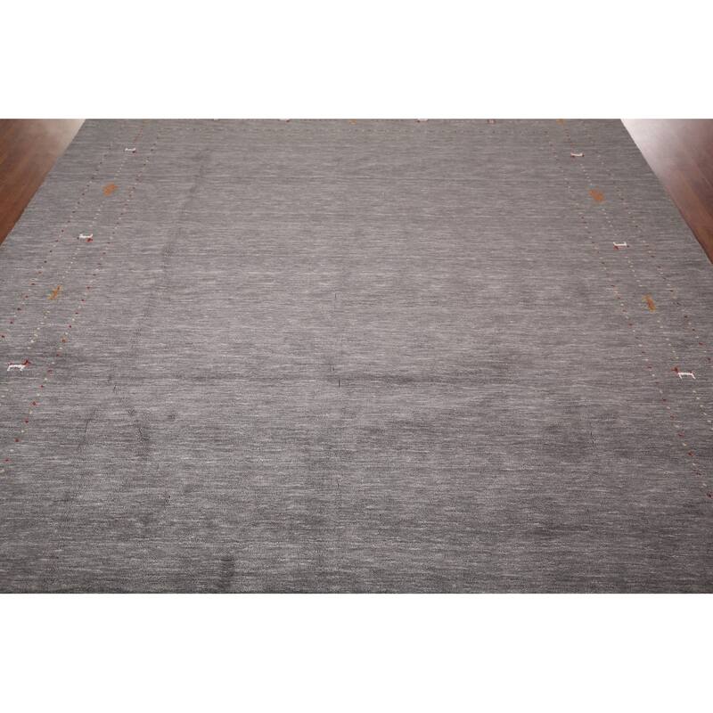 Gabbeh Oriental Area Rug Handmade Bedroom Wool Carpet - 8'0"x 9'10"