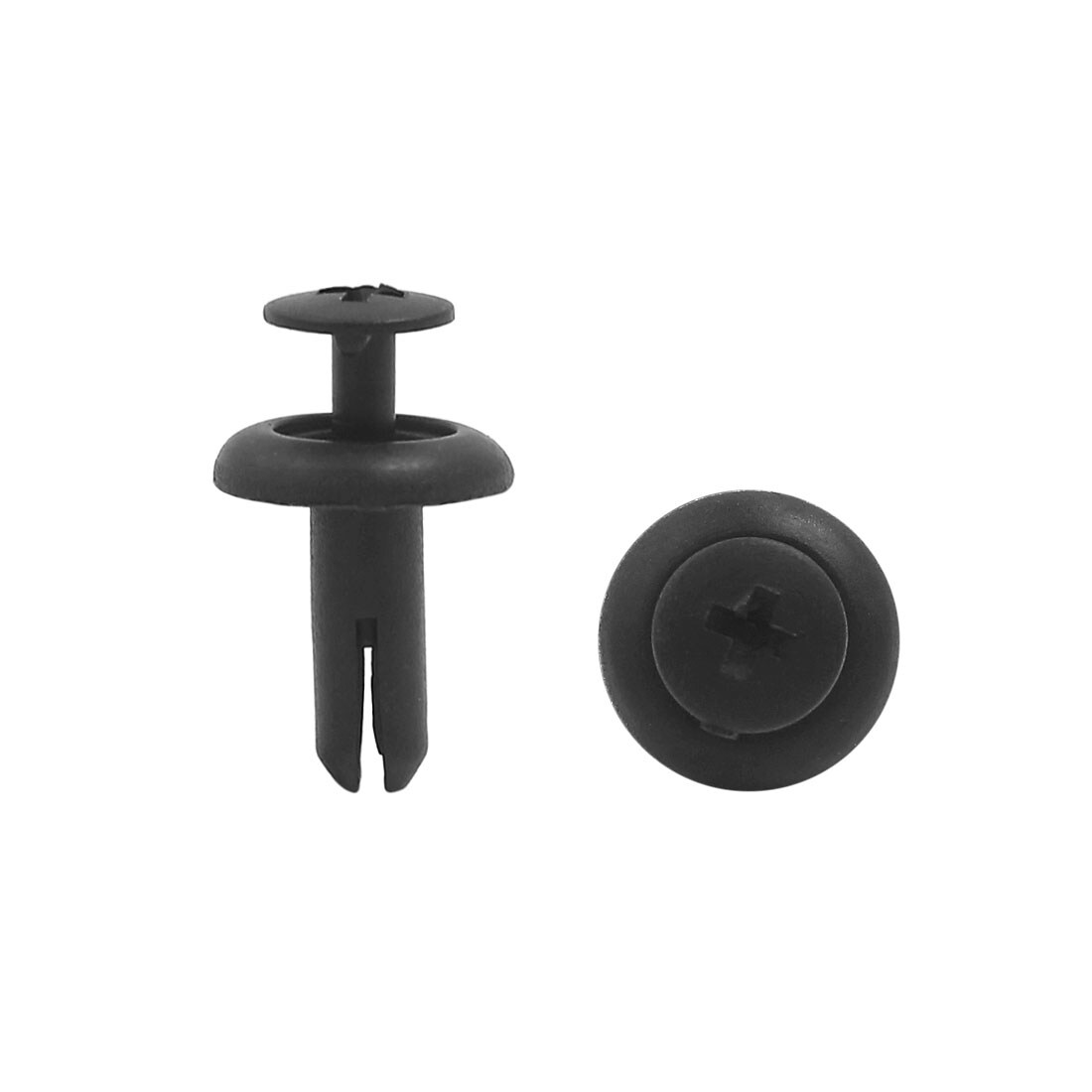 Auto Door Fender 7mm Hole Dia Plastic Rivets Fastener Clips Black 100 Pcs