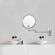 preview thumbnail 15 of 44, 8" Bathroom Mirror Wall Mounted Magnifying Reversible Double Sided 1X/10X Makeup Mirror