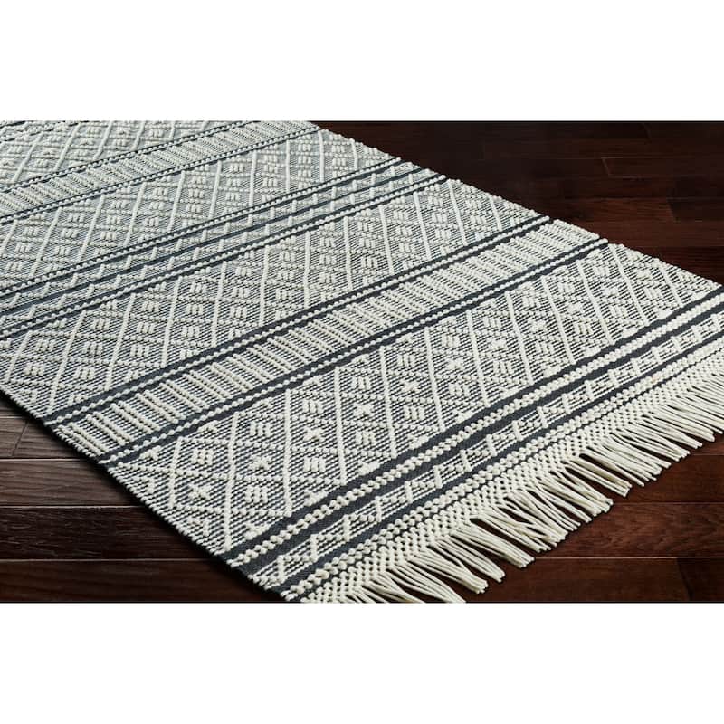 Livabliss Adamsen Handmade Modern Wool Area Rug