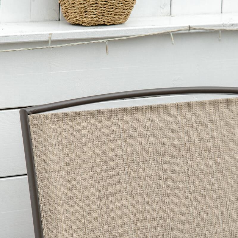 Outdoor Glider Bench With Center Table