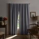 preview thumbnail 16 of 25, Martha Stewart Bedford Woven Plaid Blackout Curtain Panel Pair