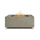 preview thumbnail 6 of 9, Aegean 36" Square Gas Fire Table in Mist Gray by Real Flame