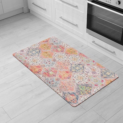 Transitional Cushioned Anti Fatigue Standing Kitchen Mat