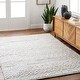 preview thumbnail 1 of 5, Gagne Glam Area Rug 10' x 14' - Medium Gray - Rectangle