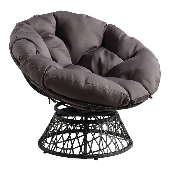 The curated nomad avoca hot sale woven wicker papasan chair