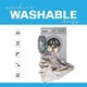 preview thumbnail 8 of 15, Vista Home Marissa Washable Abstract Grey/ Blue Indoor Area Rug