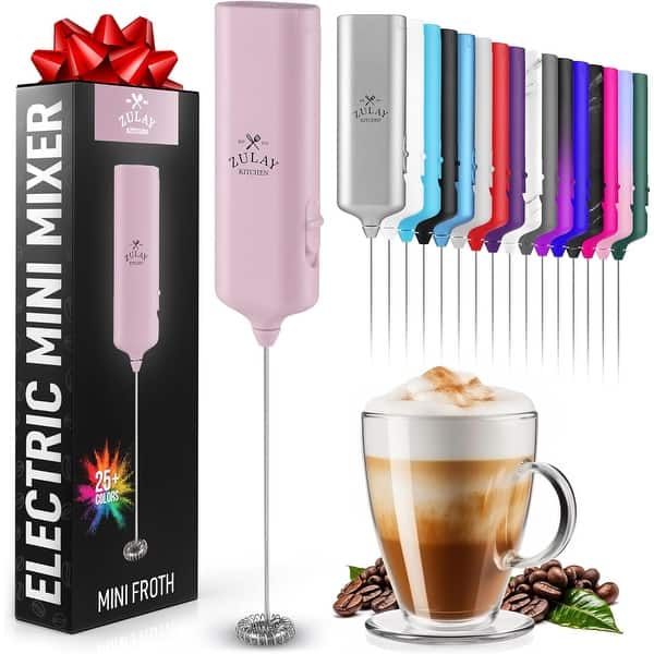 Zulay Kitchen Powerful Mini Milk Frother Handheld - Electric Hand Mixer - Bed Bath & Beyond