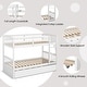 preview thumbnail 7 of 18, Costway Twin Over Twin Bunk Bed with Twin Trundle Solid Wood Frame - See Details