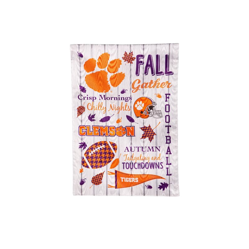 Clemson University, Moire Flag, Garden, Fall Seasonal