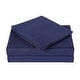 preview thumbnail 22 of 30, My World Solid Color Sheet Sets Navy - Full
