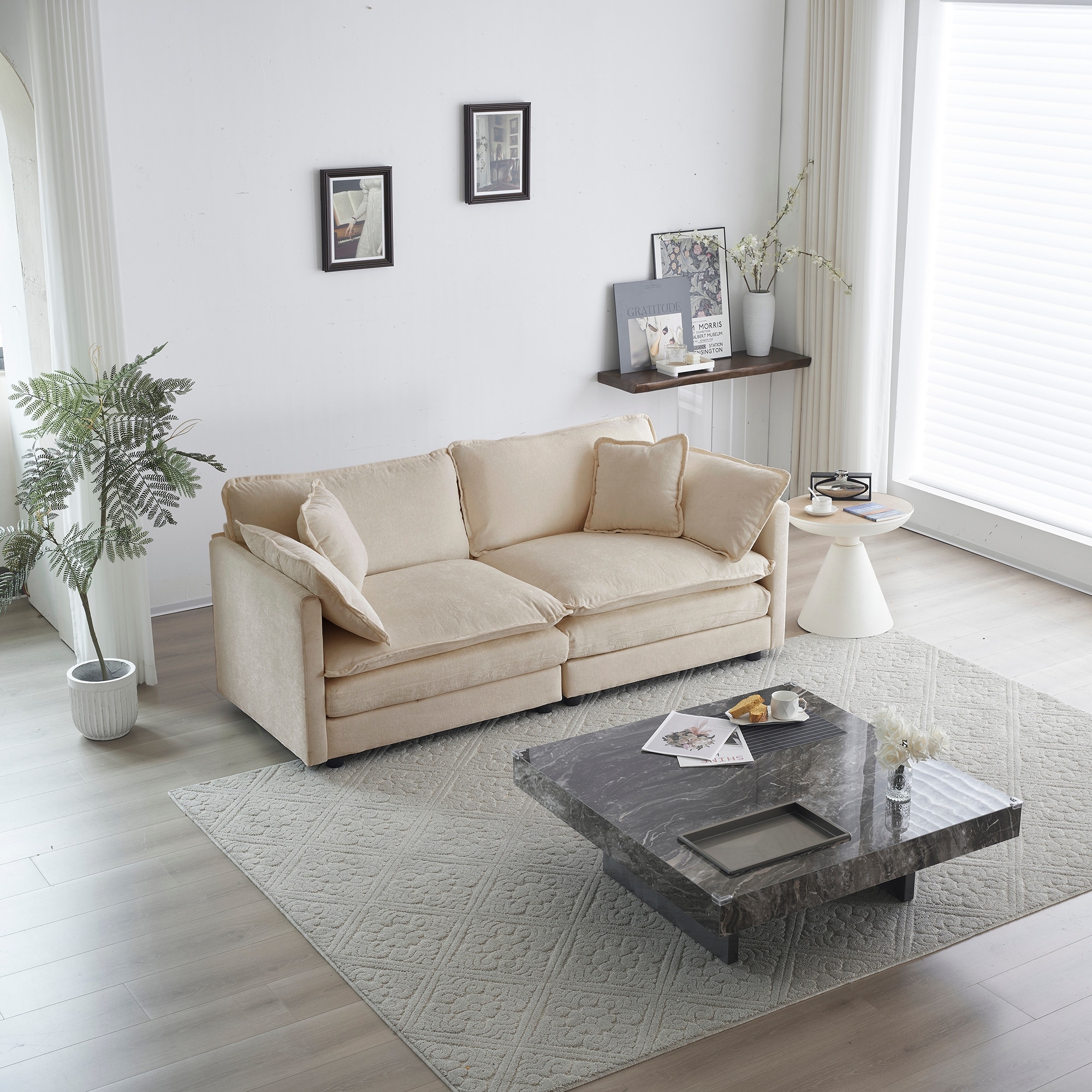 Deep seat hot sale sofa and loveseat