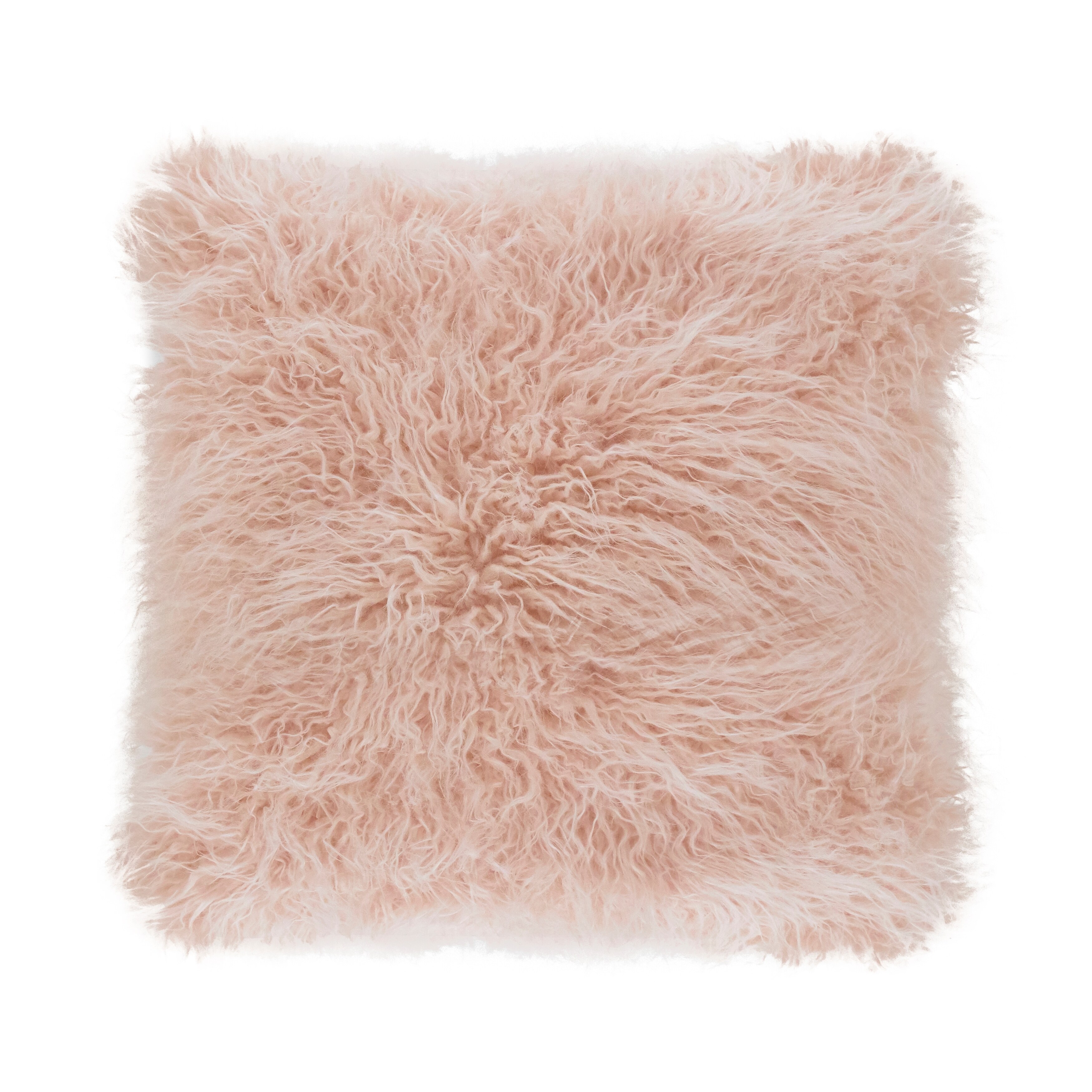 Mongolian Shaggy Faux Fur Throw Pillow - On Sale - Bed Bath & Beyond -  13218518