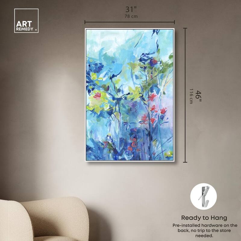 Heavenly Blue II Canvas by Art Remedy