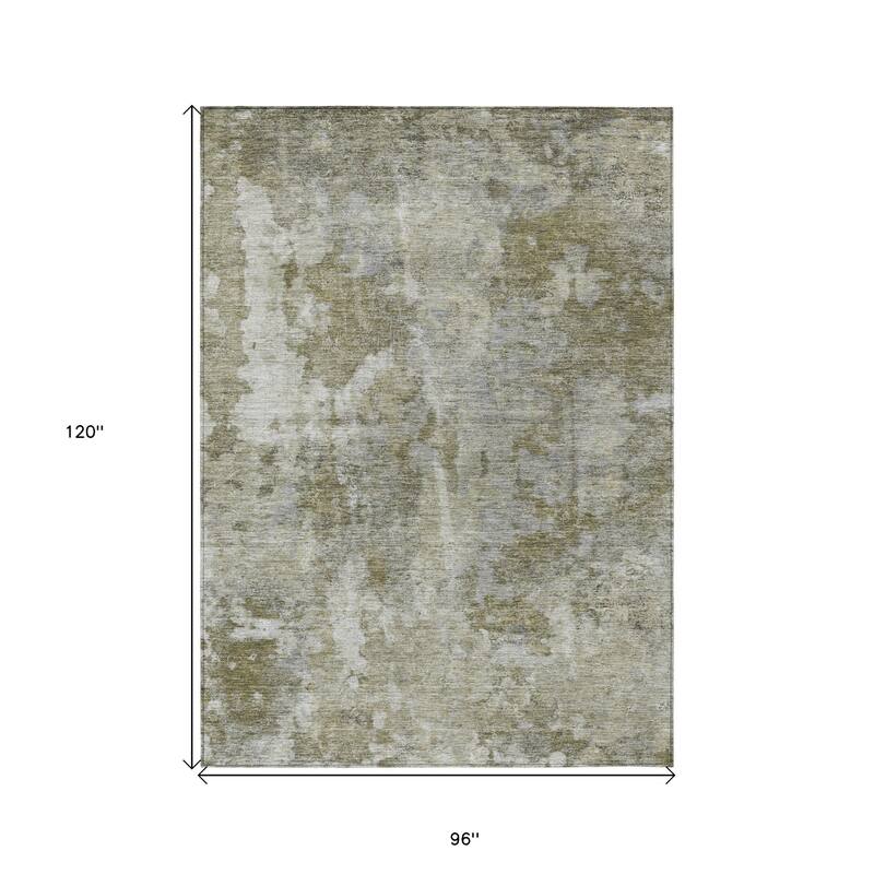 Allus Unique Abstract Weather Resistant Timeless Fusion Outdoor Rug