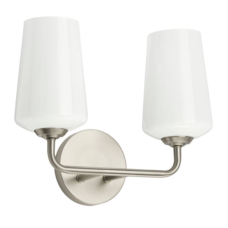 Progress Lighting P300543 Celino 2 Light 14" Wide Vanity Light with - Brushed Nickel