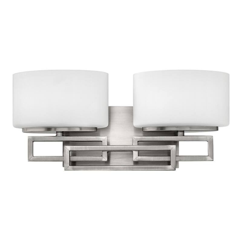 Hinkley Lighting Lanza 2 Light 16.25" Wide Bathroom Vanity Light with - Antique Nickel