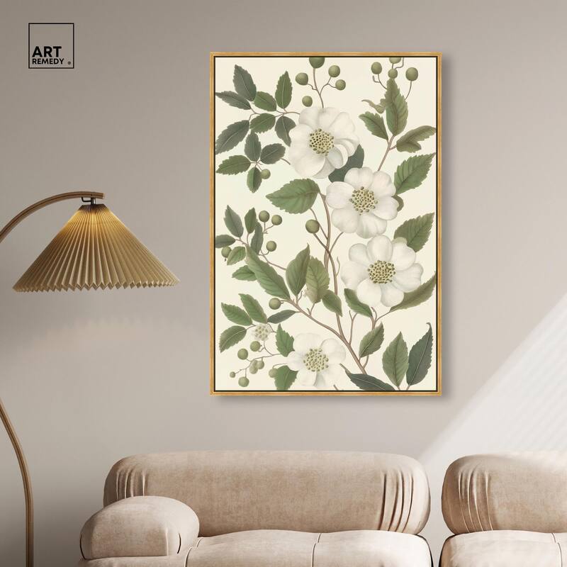 White Cherokee II Canvas by Art Remedy
