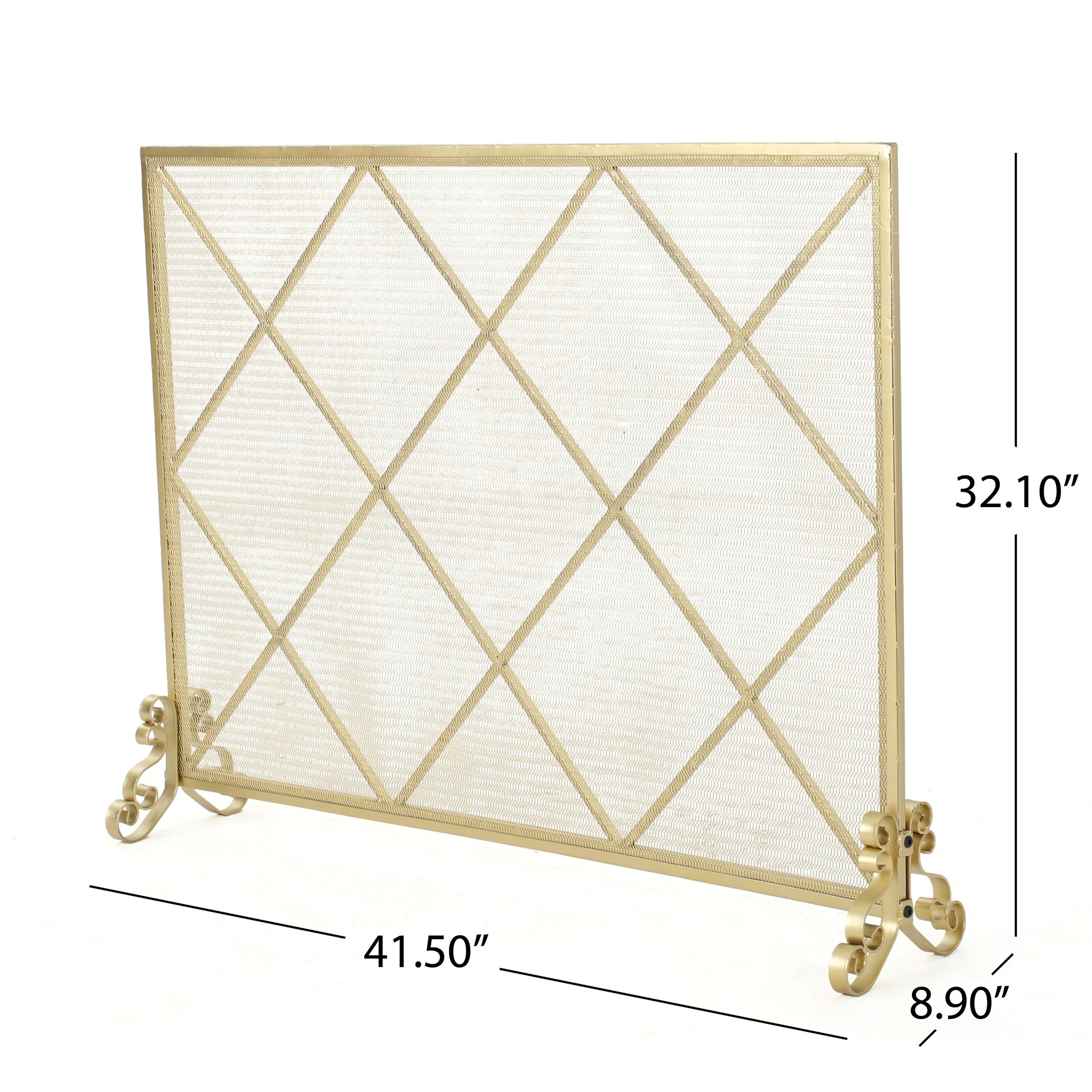 Howell Single Panel Iron Fireplace Screen by Christopher Knight Home On  Sale Bed Bath  Beyond 17619621