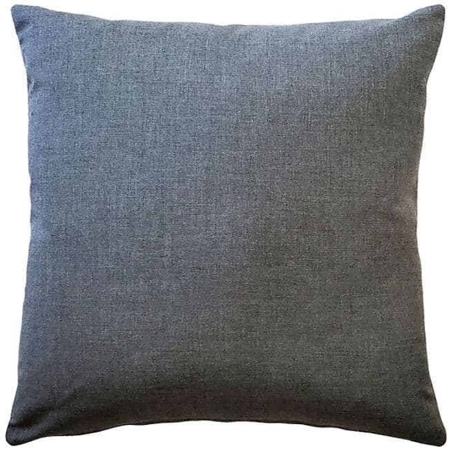 Sunbrella Cast Slate Outdoor Pillow with Polyfill Pillow Insert