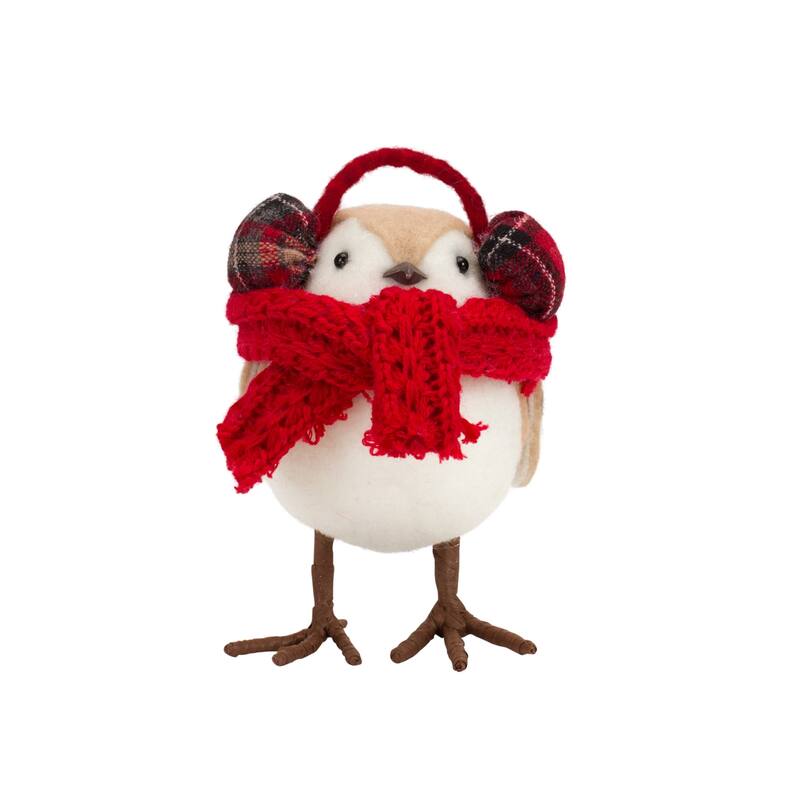 Bird w/Scarf and Hat (Set of 12)