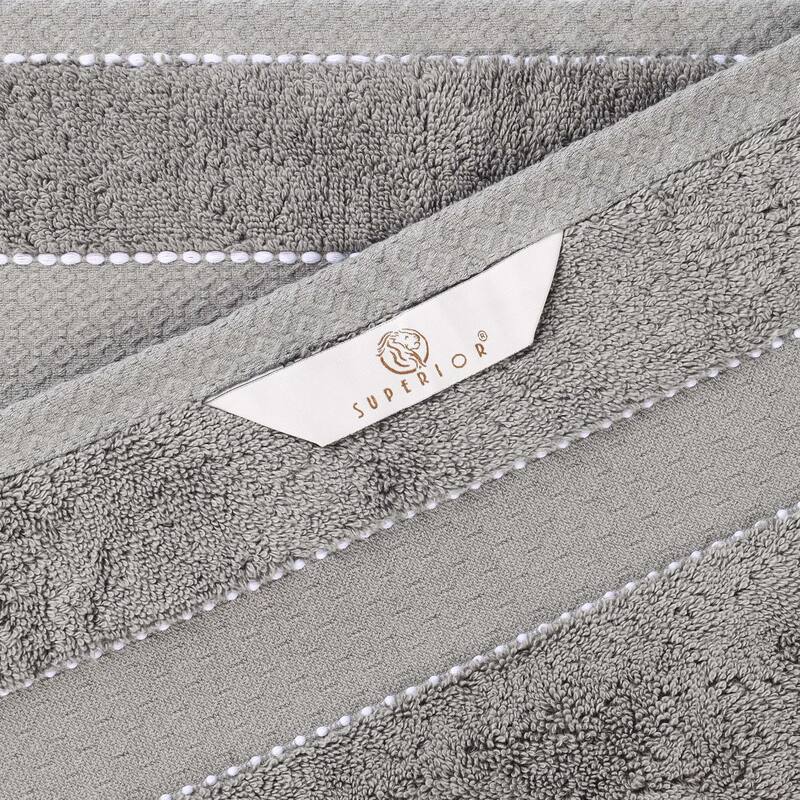 Superior Niles Cotton Ultra-Plush Absorbent 8 Piece Towel Set