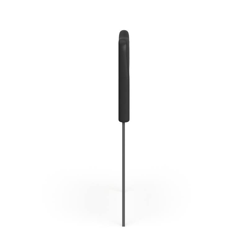 Silver Orchid Bow Full Vinyl Headboard