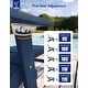 preview thumbnail 51 of 52, WINSOON Set of 2 HIPS Folding Adirondack Chair with Adjustable Backrest and Retractable Ottoman