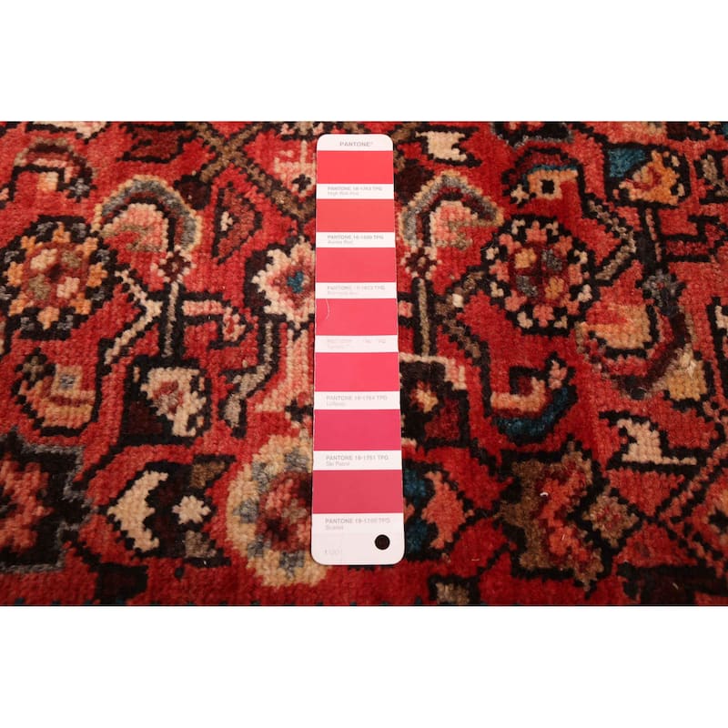 ECARPETGALLERY Hand-knotted Andelz Red Wool Rug - 5'4 x 10'8