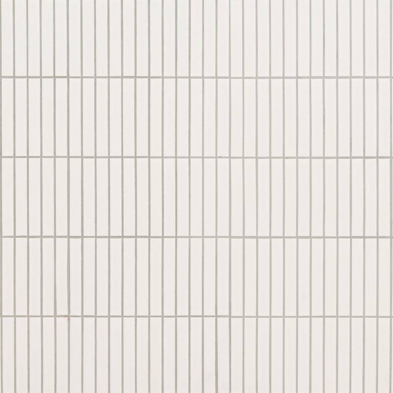 Ackland AKM-P-1X6STM-CA 12" x 12" Porcelain Rectangle Floor and Wall - Silica White